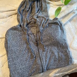 SO (Kohl’s) Zip-Up Grey Hoodie Large